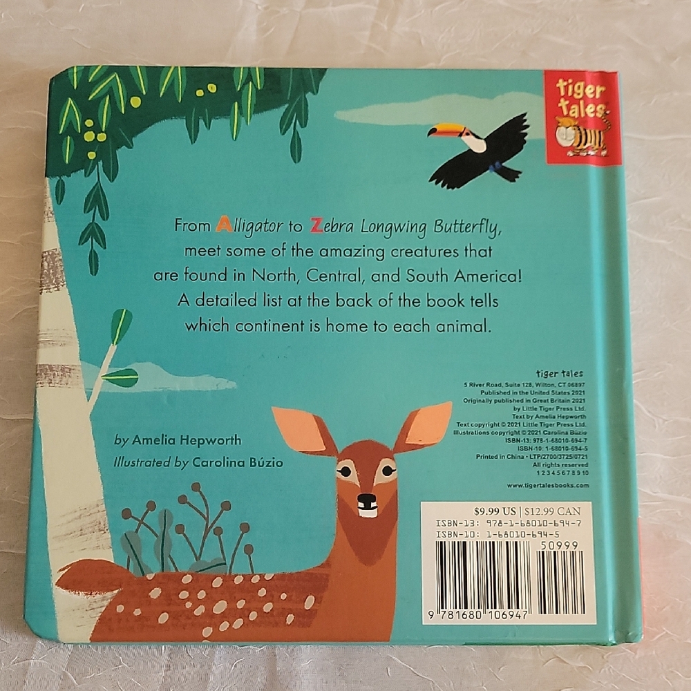 Kids book Animals from A to Z Book - Picture 2 of 16